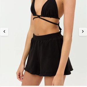 Frankie’s bikinis terrycloth shorts